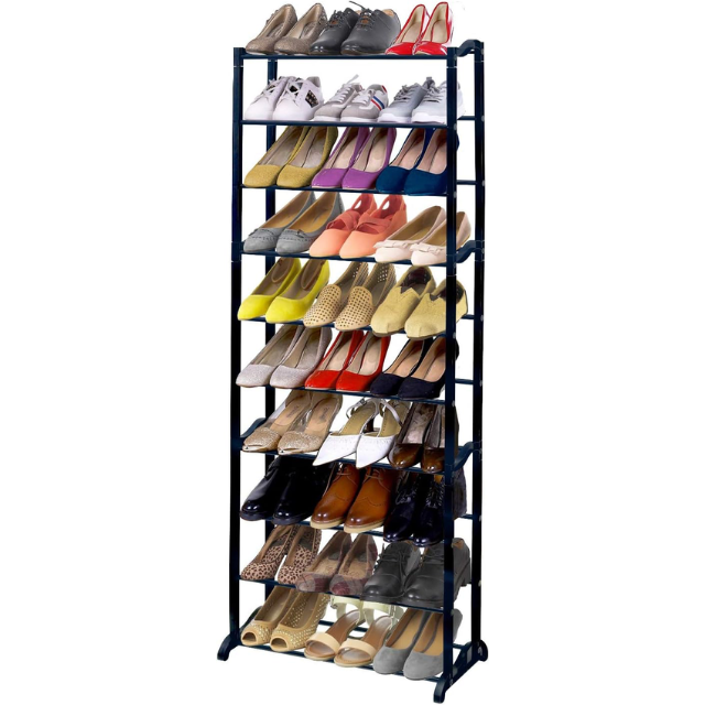 Zapatera de 10 pisos para 30 pares