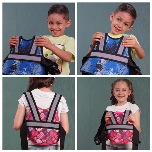 Chaleco De Seguridad de Niños Para Moto