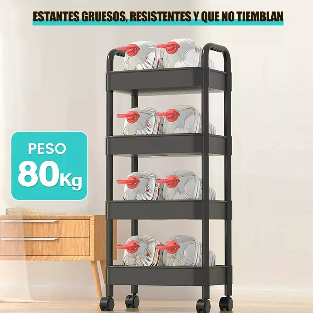 Carrito organizador 4 niveles