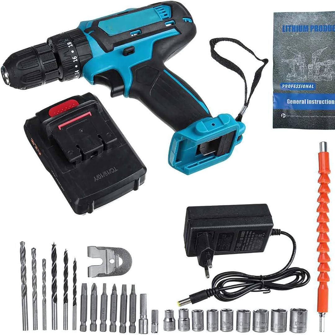 PowerDrill Pro™ - Taladro Inalámbrico