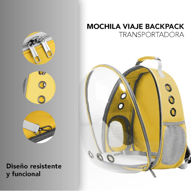 MOCHILA CÁPSULA PARA MASCOTAS