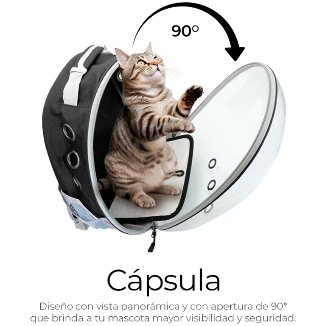 MOCHILA CÁPSULA PARA MASCOTAS