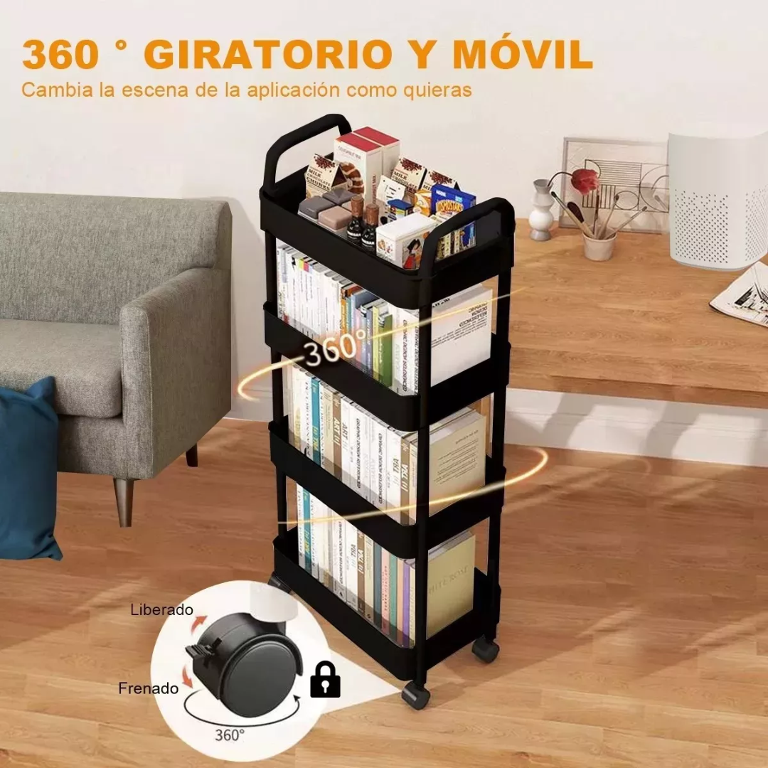 Carrito organizador 4 niveles