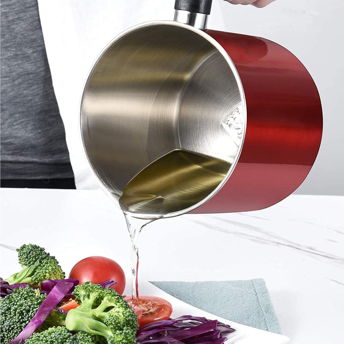 Oil Strainer Pot™ - Olla con Coladera para Almacenar Aceite