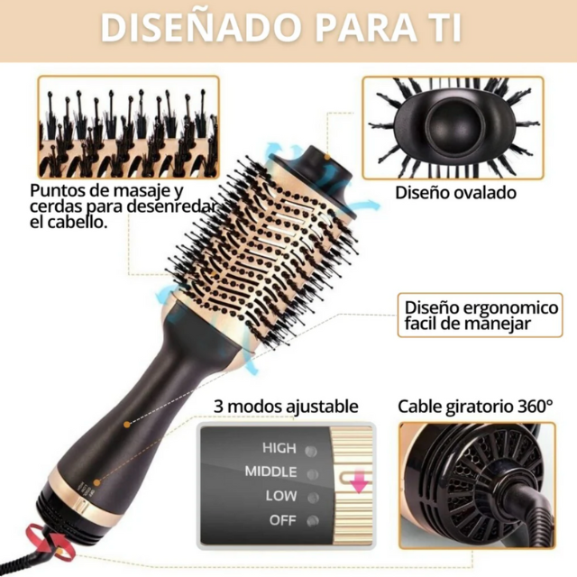CEPILLO SECADOR KERATIN 3D PRO