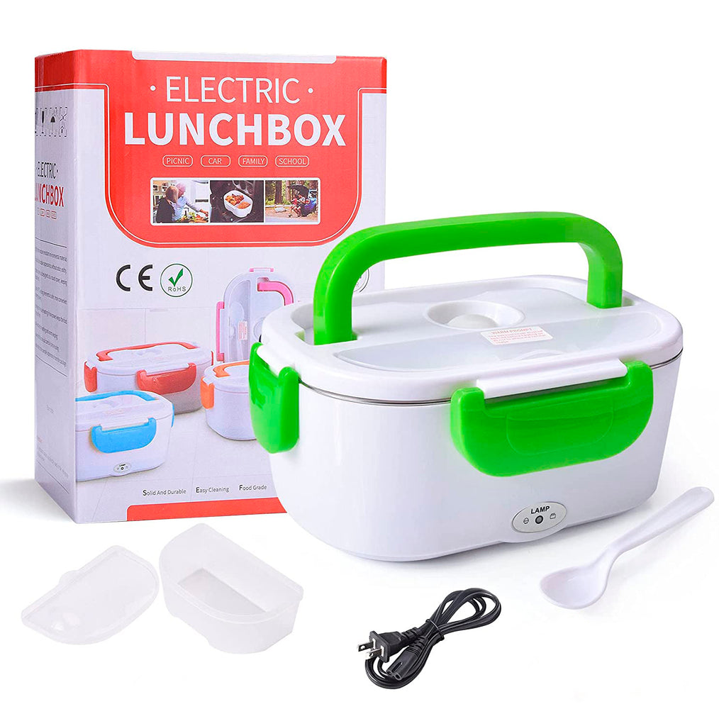 Combo Lonchera Porta Comidas Electrica+Licuadora Recargable 380ml Rs