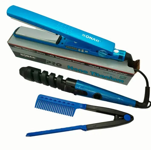 Kit Plancha - Rizador de  cabello NanoTitanium™